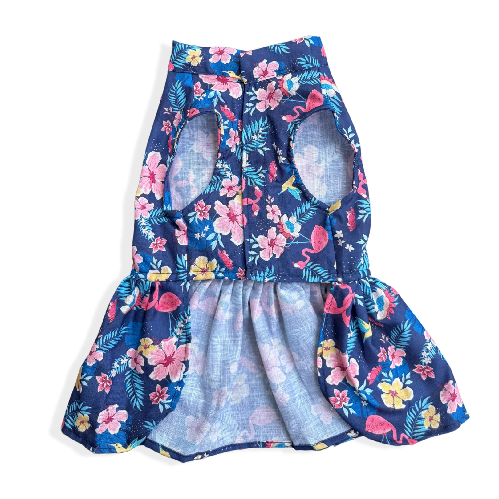 Pawgy Pets Flamingo Navy Dress (Cat) - Image 3