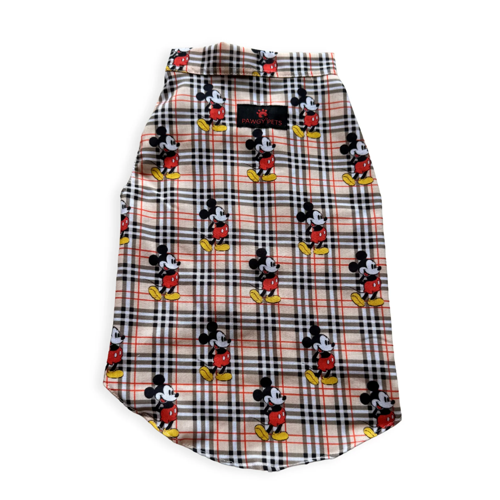 Pawgy Pets Mickey Check Sando (Cat) - Image 4
